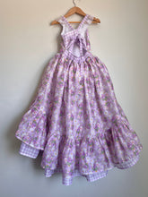 Load image into Gallery viewer, Mya boho| purple floral gingham