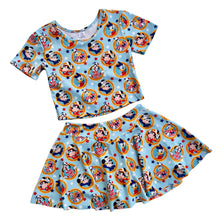 Load image into Gallery viewer, GIRLS- V LINE SKORT SET| CRUISE SQUAD (ready to ship)
