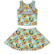Load image into Gallery viewer, WOMEN- V LINE SKORT SET| CRUISE SQUAD (ready to ship)
