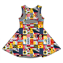 Load image into Gallery viewer, WOMEN- RACER BACK DRESS| PATCHWORK (ready to ship)
