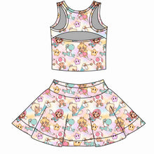 Load image into Gallery viewer, WOMEN- V LINE SKORT SET| TENDO PINK (PREORDER)
