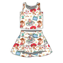 Load image into Gallery viewer, GIRLS- TWIRL SKORT SET| TOYS 5 (ready to ship)
