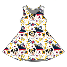 Load image into Gallery viewer, WOMEN- RACER BACK DRESS| AHOY (ready to ship)

