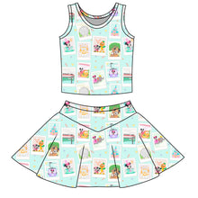 Load image into Gallery viewer, GIRLS- V LINE SKORT SET| D-WORLD (ready to ship)
