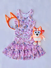 Load image into Gallery viewer, GIRLS- TWIRL SKORT SET| sister dogs (Ready to ship)

