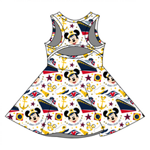 Load image into Gallery viewer, WOMEN- RACER BACK DRESS| AHOY (ready to ship)
