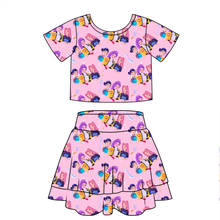 Load image into Gallery viewer, GIRLS- V LINE SKORT SET| GIRL POP (PREORDER)
