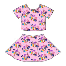 Load image into Gallery viewer, GIRLS- V LINE SKORT SET| GIRL POP (PREORDER)
