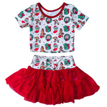 Load image into Gallery viewer, Christmas toys| twirl skort set (ready to ship)
